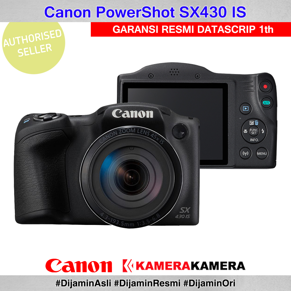 Kamera Canon Powershot Sx430 Is Kamera Prosumer Canon Sx430 Garansi Resmi Datascrip 1th Lazada Indonesia