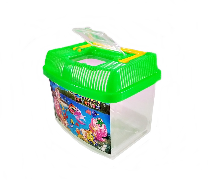 Terarium Mini Aquarium Plastik Unik Lucu Untuk Ikan Kura Kura