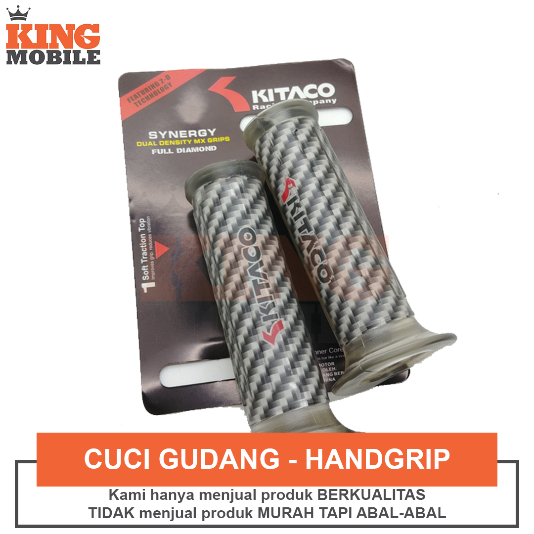 Handgrip Motor Kitaco Model Carbon Hand Grip Karet Gas Untuk Semua Jenis Motor Lazada Indonesia
