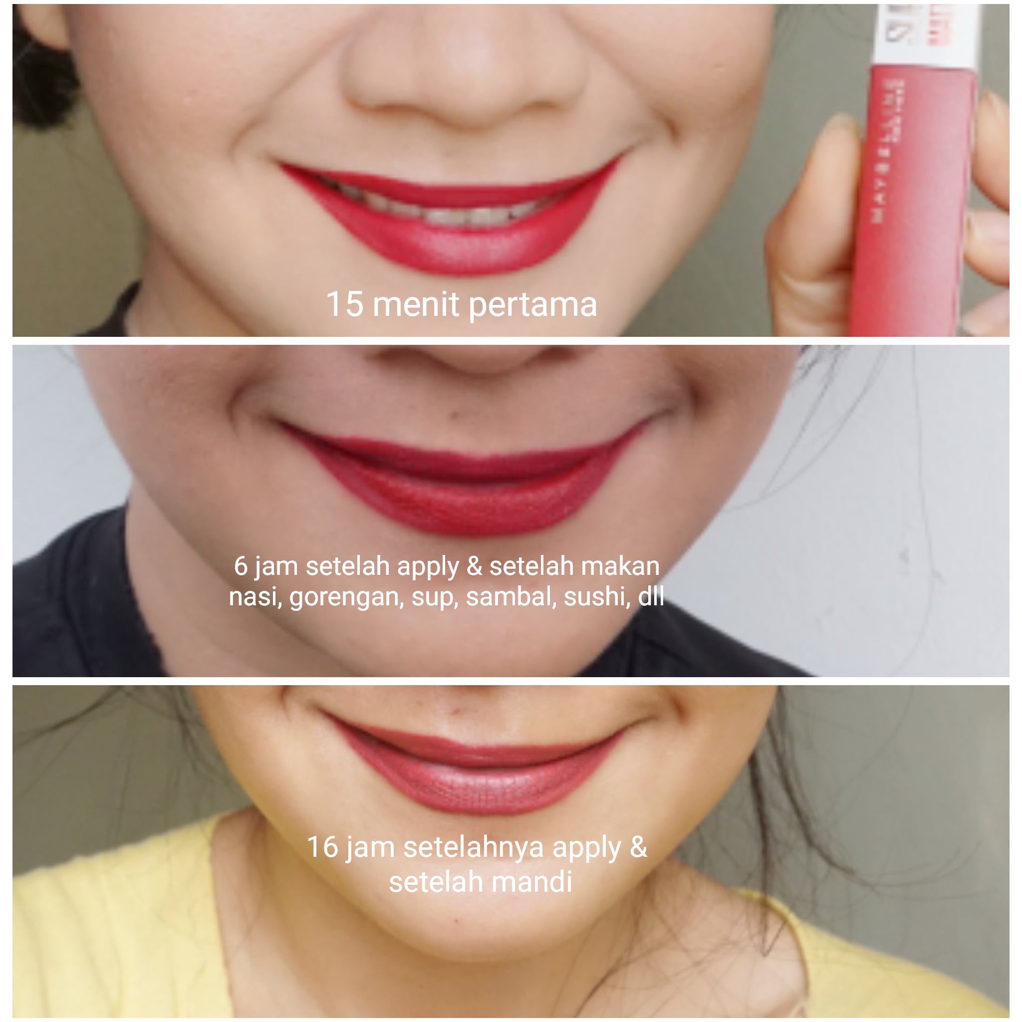 Lipstik Tahan Lama Maybe 24 Hours Matte Lip Gloss