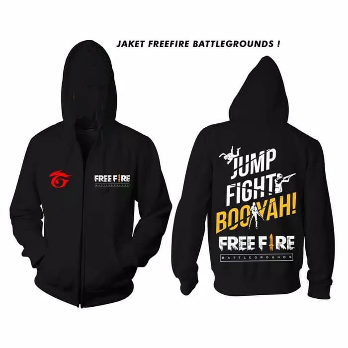 Jaket Sweater Free Fire Garena Battle Bround Termurah Best Seller