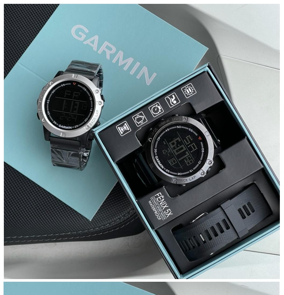 garmin fenix5plus ti glayサファイア 美品 おまけ付き（fenix 8  