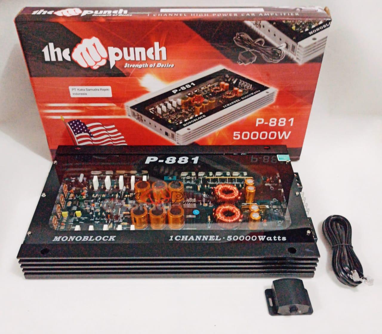 The Punch P 881 Power Monoblock Audio Mobil Lazada Indonesia