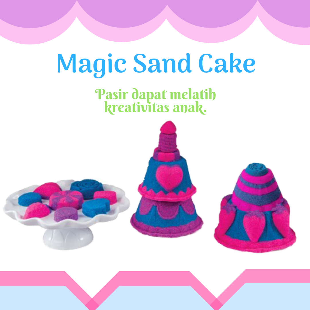 Mainan edukatif Pasir Ajaib / Magic Sand atau kinetic sand ini ini bahan utamanya adalah pasir, aman tidak beracun, tidak pudar, tidak lengket dan tidak ...