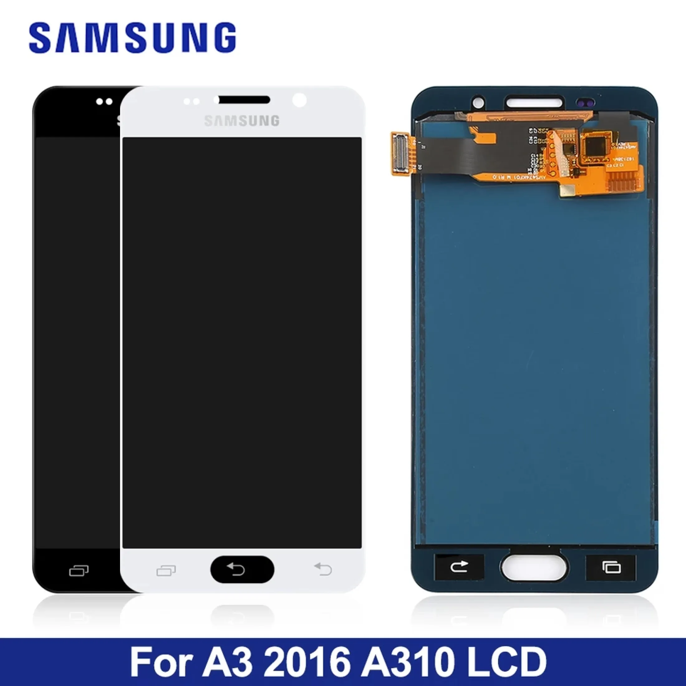 Lcd Touchscreen Samsung A3 2016 A310 A310f A310fds A310m A310mds A310y Bisa Kontras Lazada Indonesia