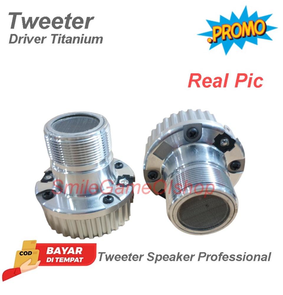 Tweeter Speaker Titanium Driver Neodymium Drat 2 Unit 1 Pasang