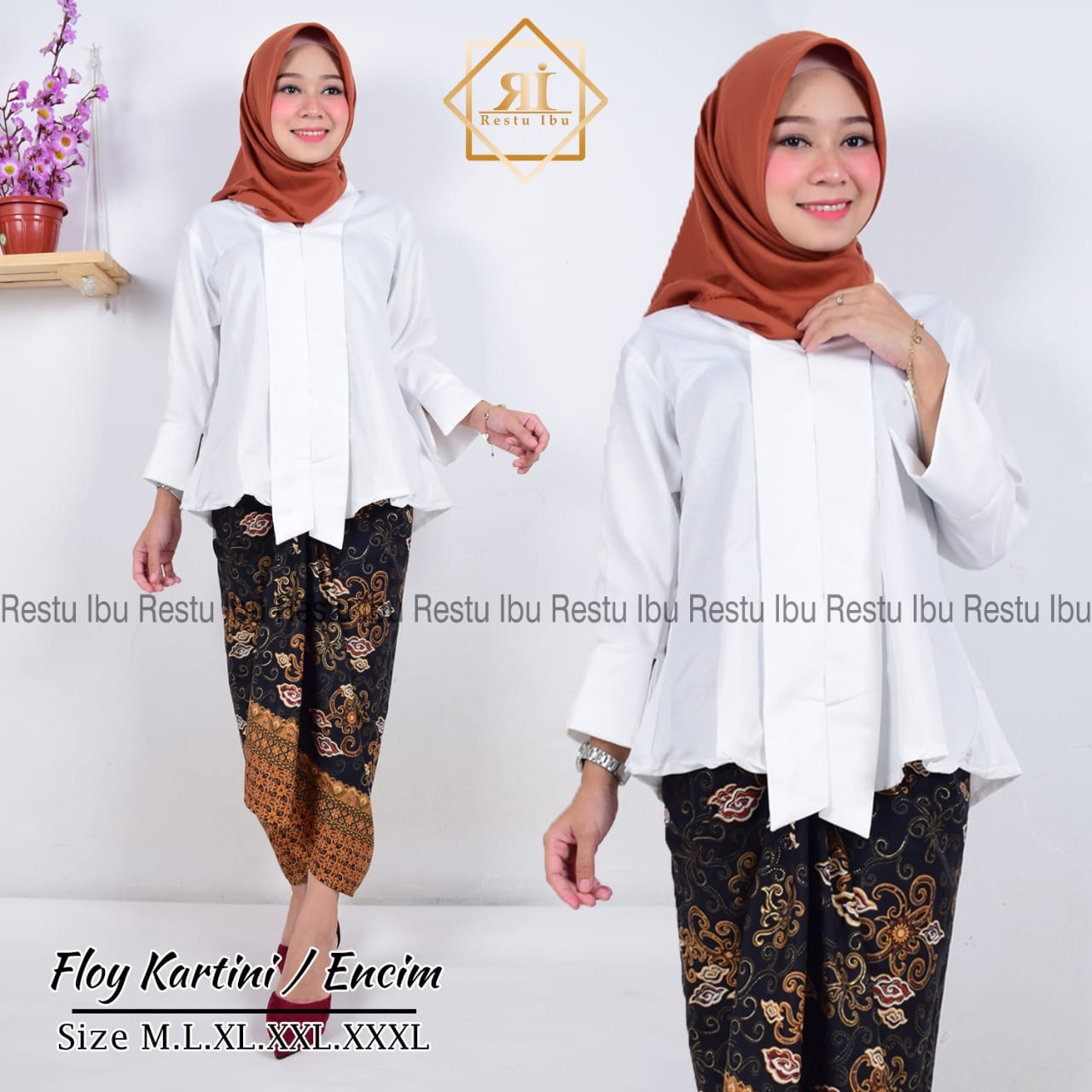 Setelan Kebaya Kutu Baru Floy Rok Lilit Terbaru Kebaya Modern Kebaya Tradisionalkebaya Wanitakebaya Wisuda