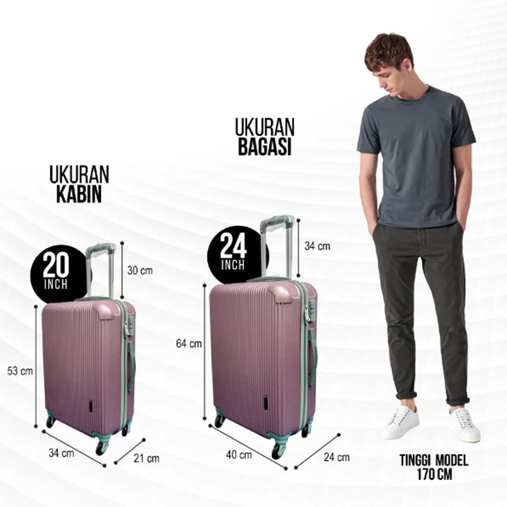 20 inch luggage size in cm