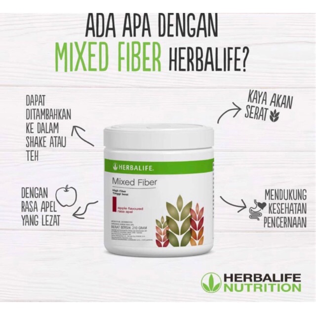 Herbalife Mixed Fiber Pemblokir Lemak | Lazada Indonesia