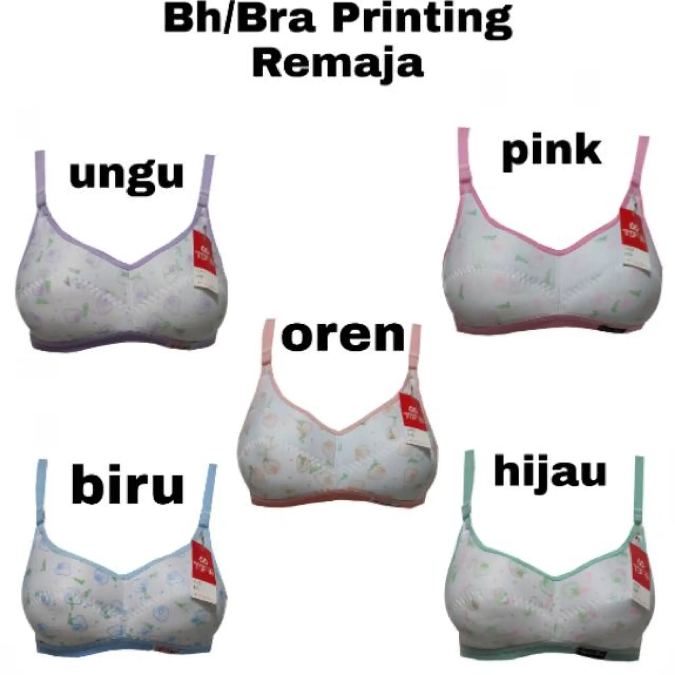 Bra Anak Remaja Abg Smp Bh Tanpa Kawat 34 36 38 Lazada Indonesia