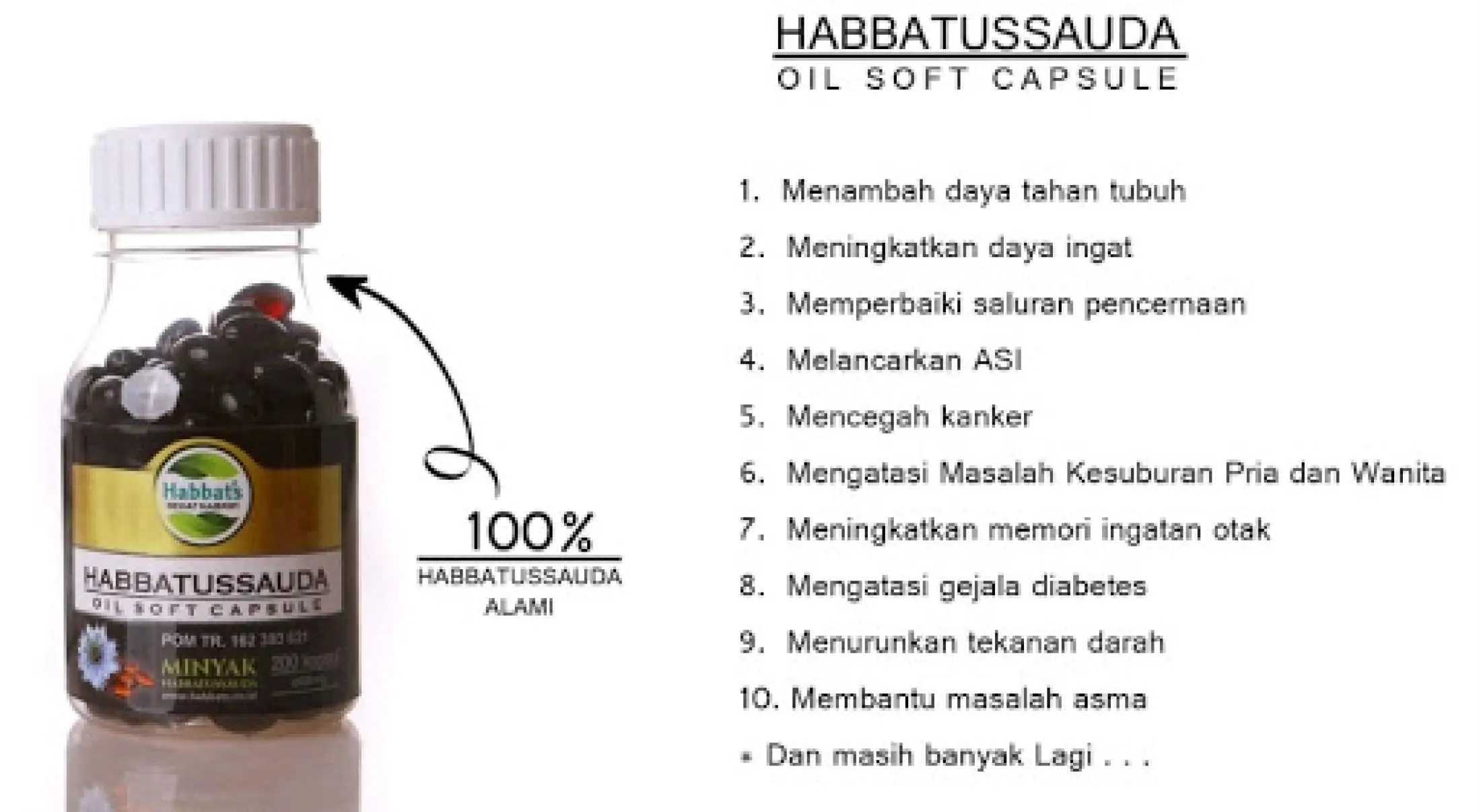 Habbatussauda Oil Softcapsule 200 Kapsul Bisa Untuk Promil Lazada Indonesia