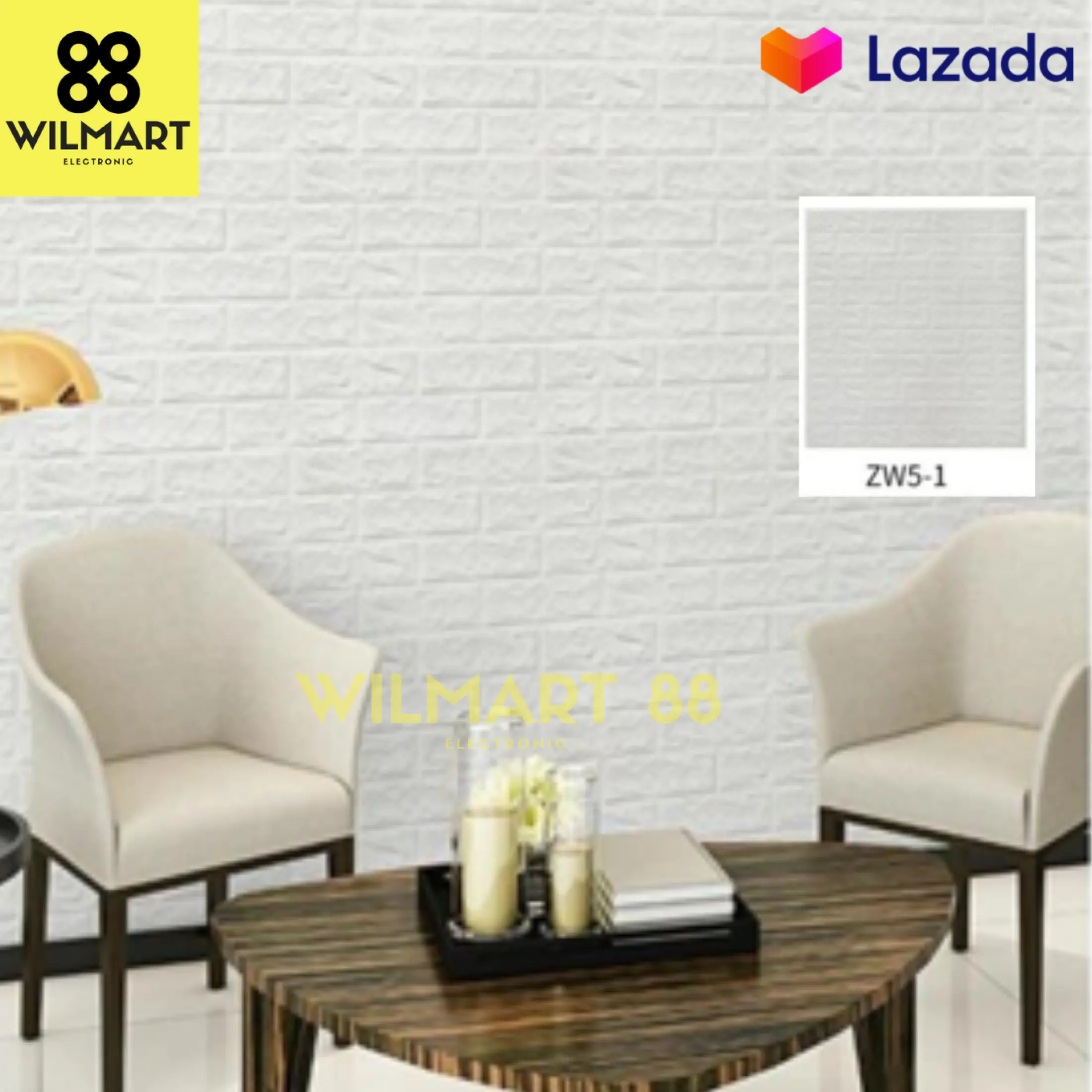 Lazada Wallpaper Dinding 3d Image Num 96
