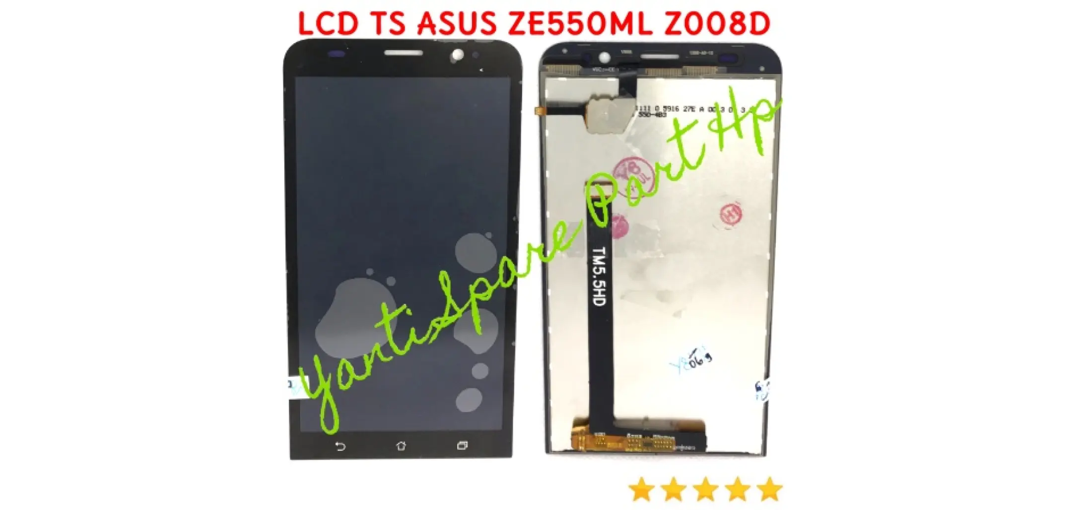 Lcd Touchscreen Asus Zenfone 2 Ze550ml Z008d Original Terlaris New Lazada Indonesia