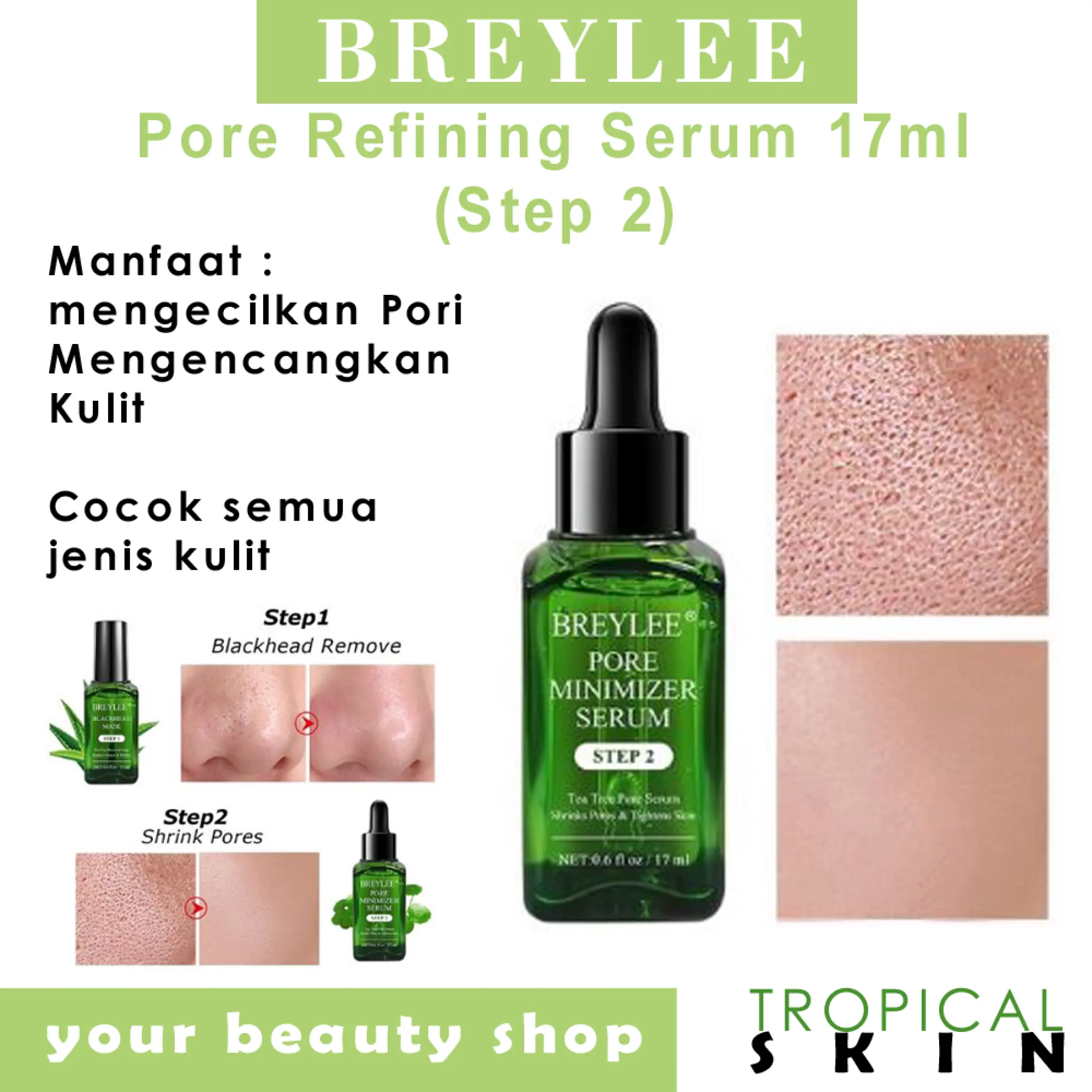 harga breylee pore refining serum