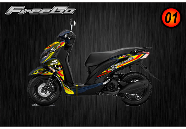 15 Trend Terbaru Stiker Motor Yamaha Freego  Aneka 
