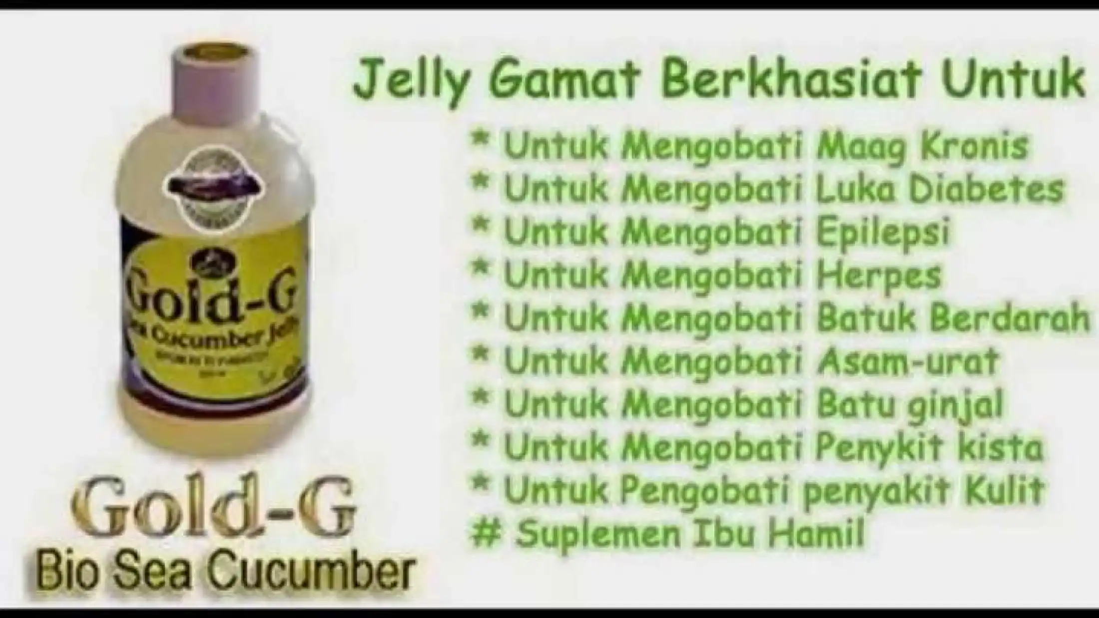 Jelly Gamat Gold G Jely Ektrak Nge 320 Ml Solusi Mengobati Maag Oesteoforosis Lazada Indonesia