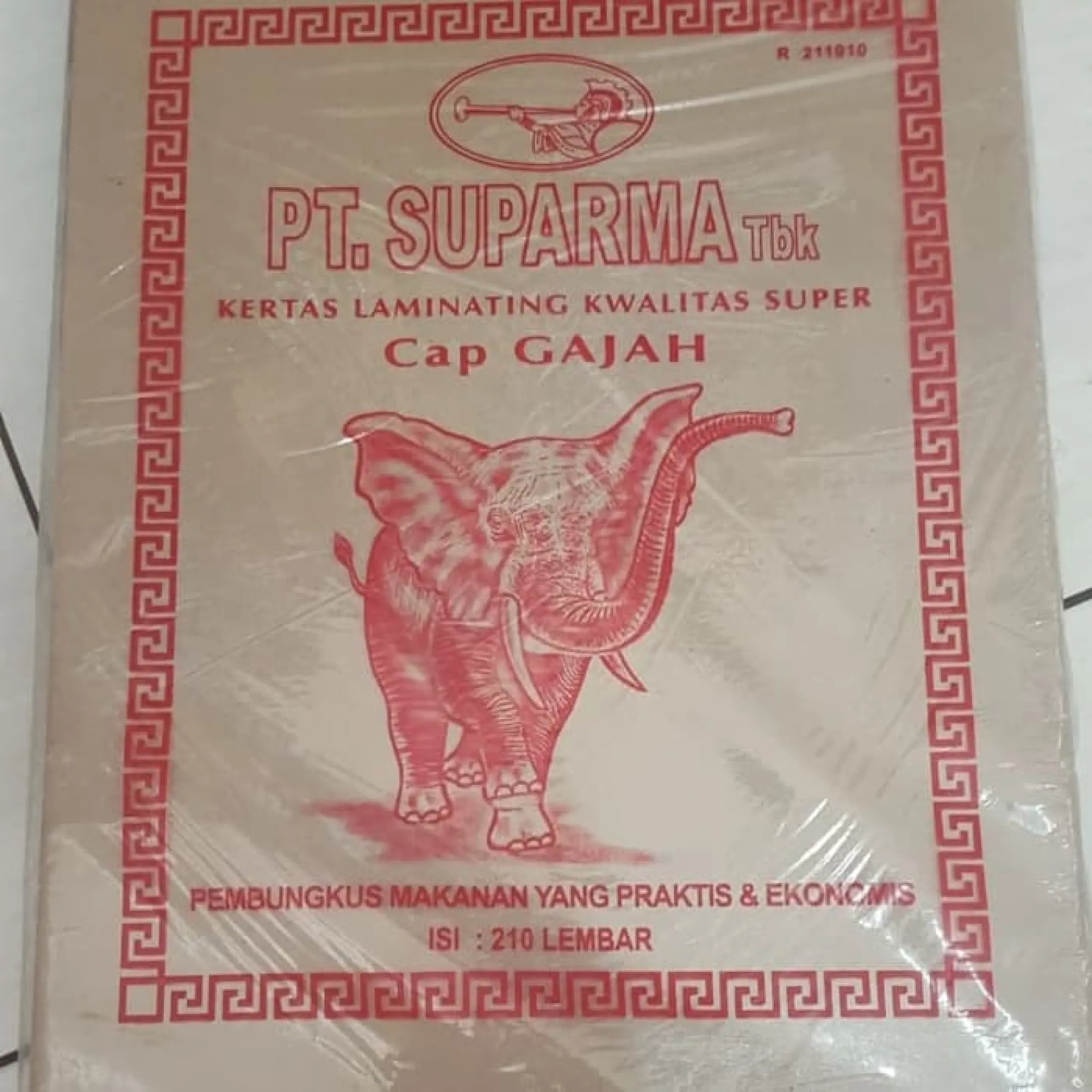 1 Pak Kertas Nasi Isi 250 Lembar Kertas Minyak Ukuran Besar Cap Gajah Lazada Indonesia
