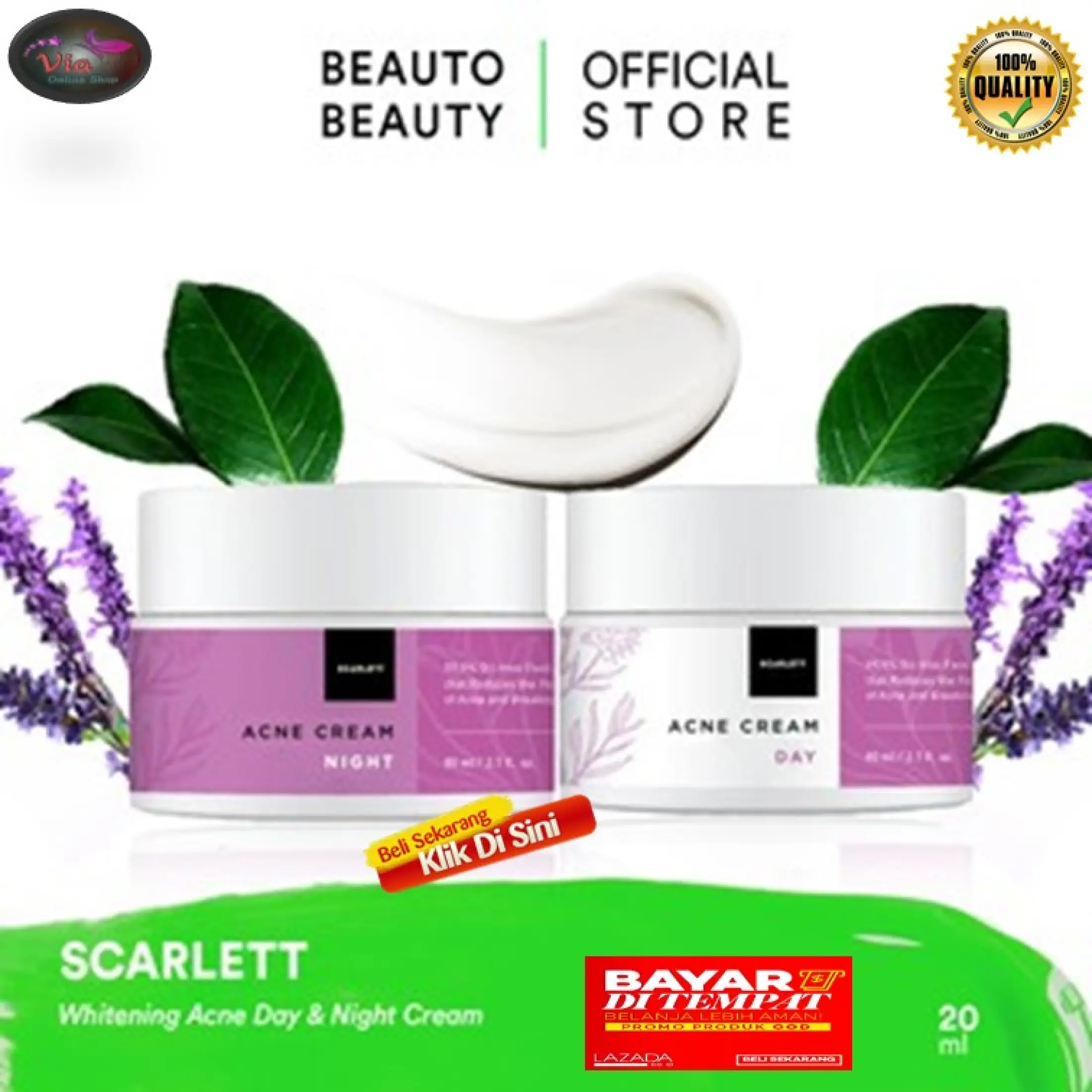 acne night cream scarlet