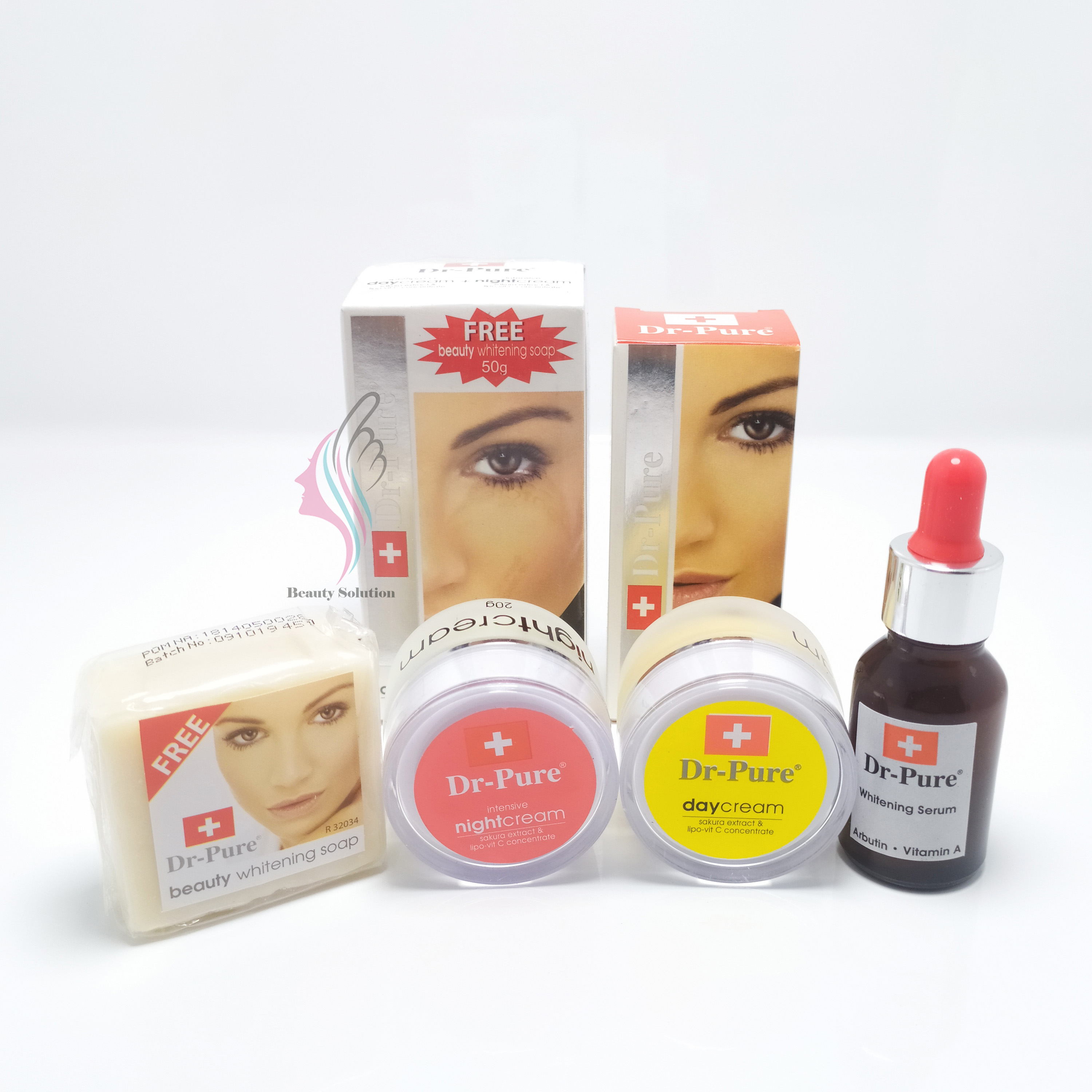 gambar dr pure whitening days night cream pemutih wajah