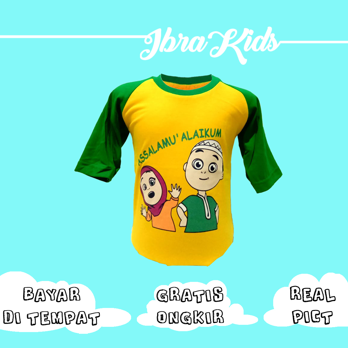 Kaos Reglan Anak Uni Cowok Cewek Karakter Religi Homemade Original Kaos Reglan Anak Uni Cowok Cewek Karakter Religi Homemade Original