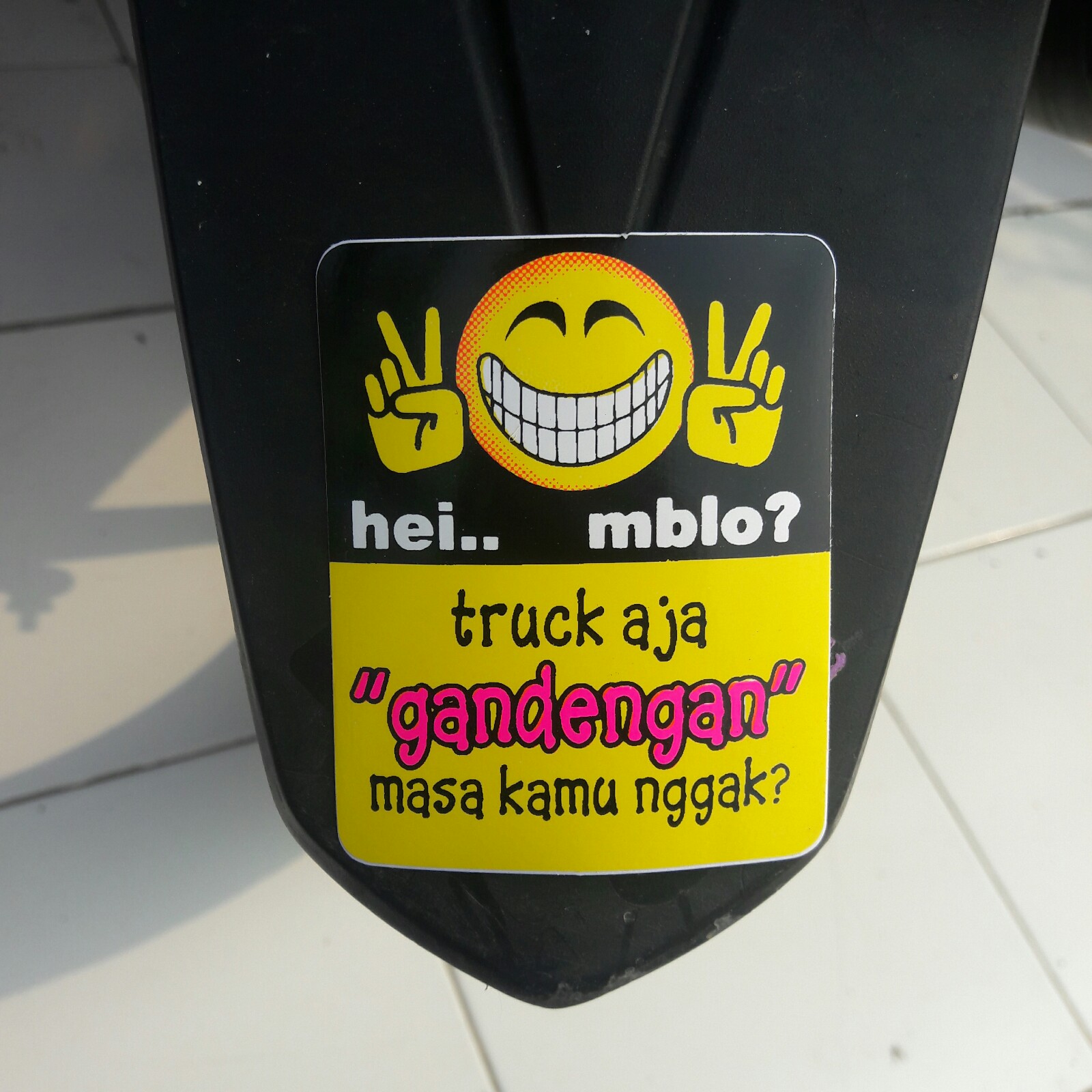 Stiker Motor Warning Kata Kata Lucu Unik 2 Lazada Indonesia