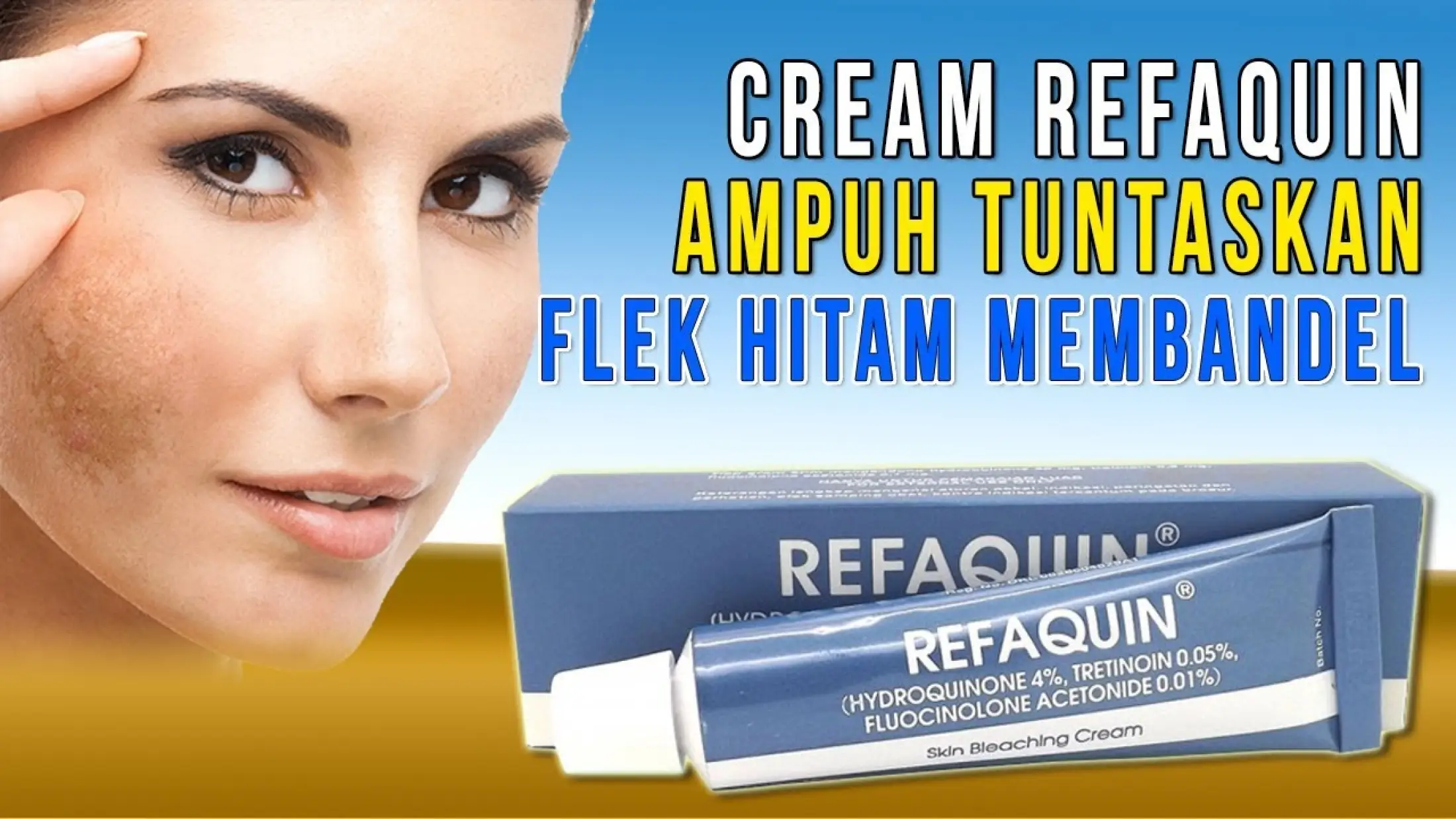 Refaquin Cream 10 Gr Original Cream Refaquin Original Bpom Cream Untuk Jerawat Flek Hitam Laz Cod Berkahabadi Lazada Indonesia