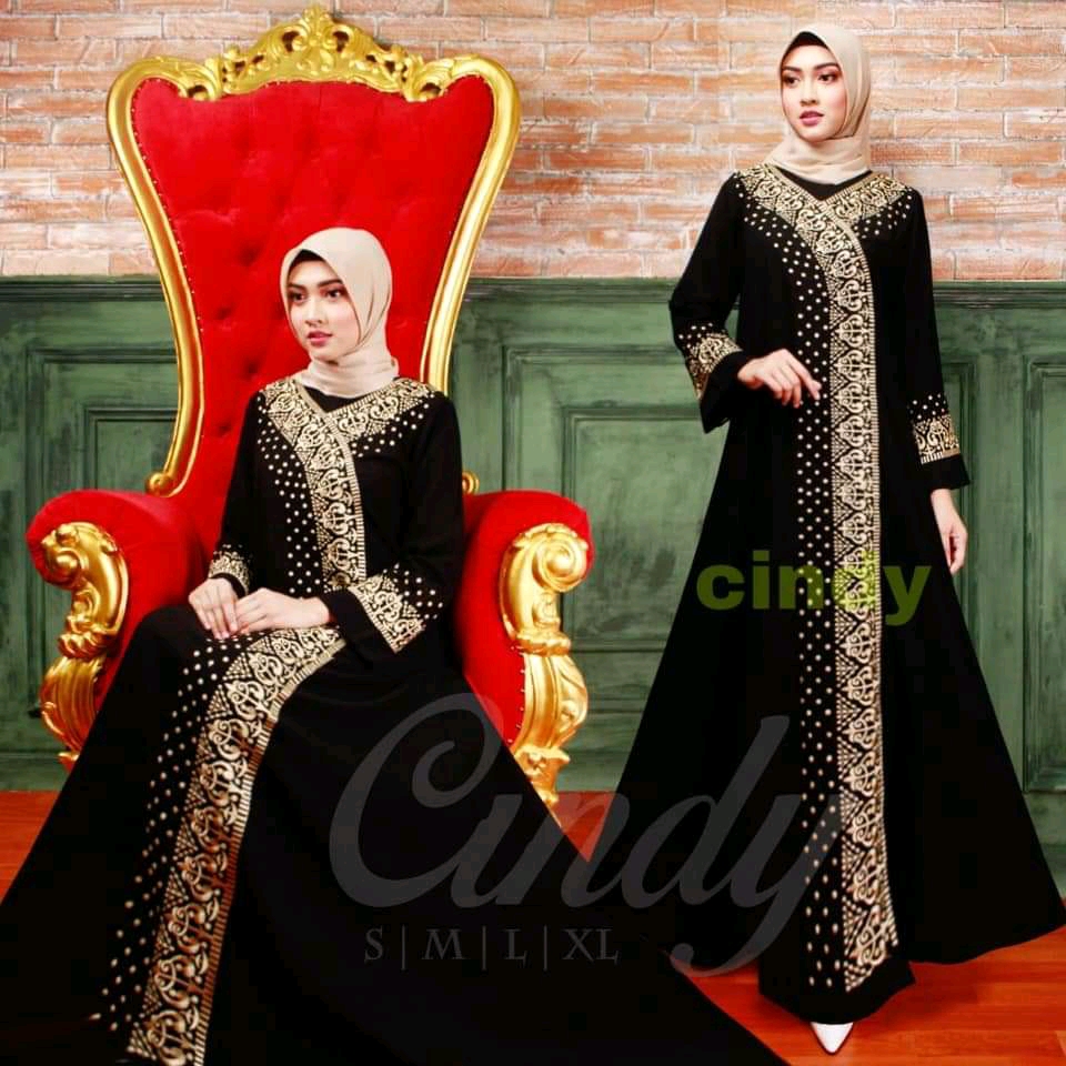 Gamis Abaya Arab Hitam // Gamis Turkey // Gamis Muslim