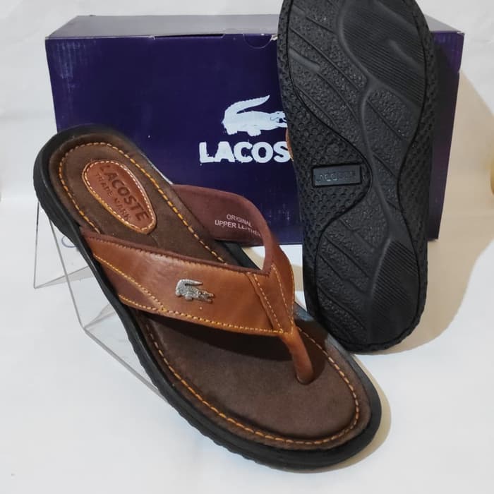 sandal pria Lacoste crocodile 2351 