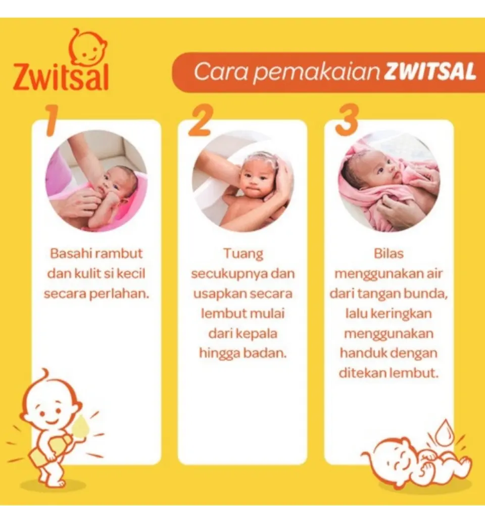 cara pakai zwitsal hair lotion