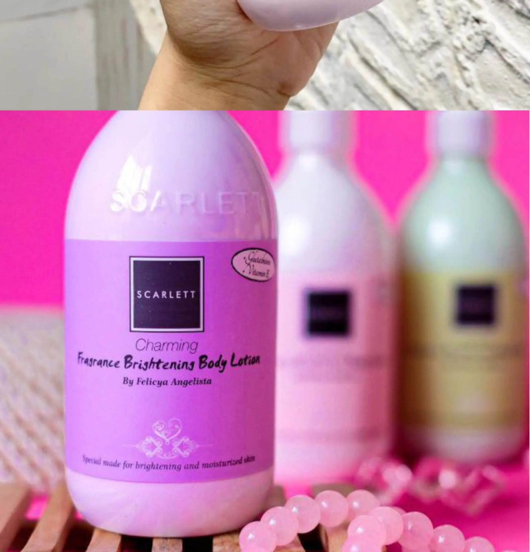 aroma body lotion charming