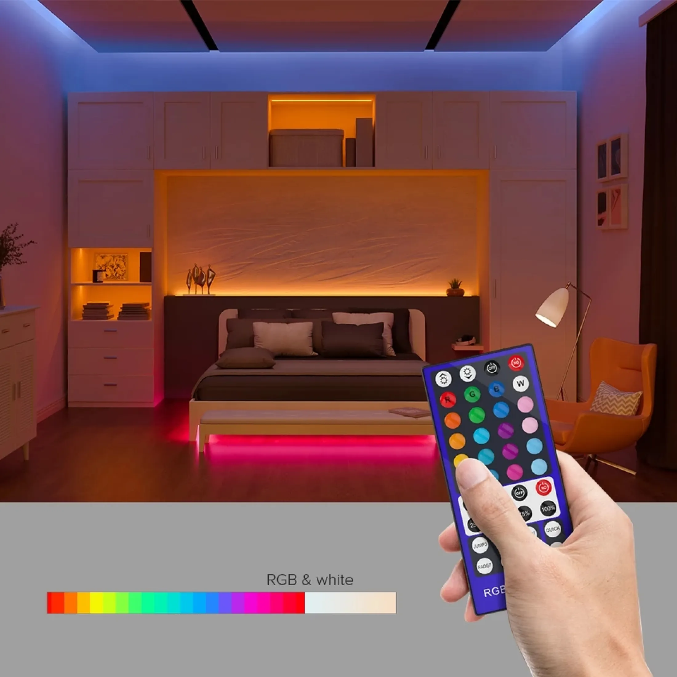 Lampu Led Strip Rgb 5050 Bluetooth Untuk Kamar Lampu Strip Led Music Sync 10m 15m 20m Garis Dengan Remote Control Pita Fleksibel Led Strip Aliexpress