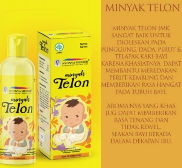 Minyak Telon Kemasan Baru Dari Minyak Telon Nyonya Meneer 60ml Lazada Indonesia