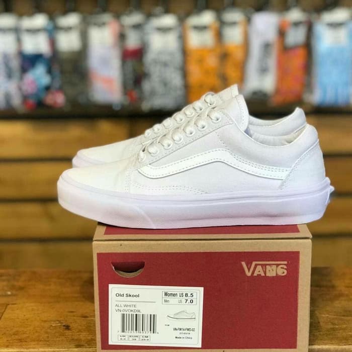 vans old skool putih original