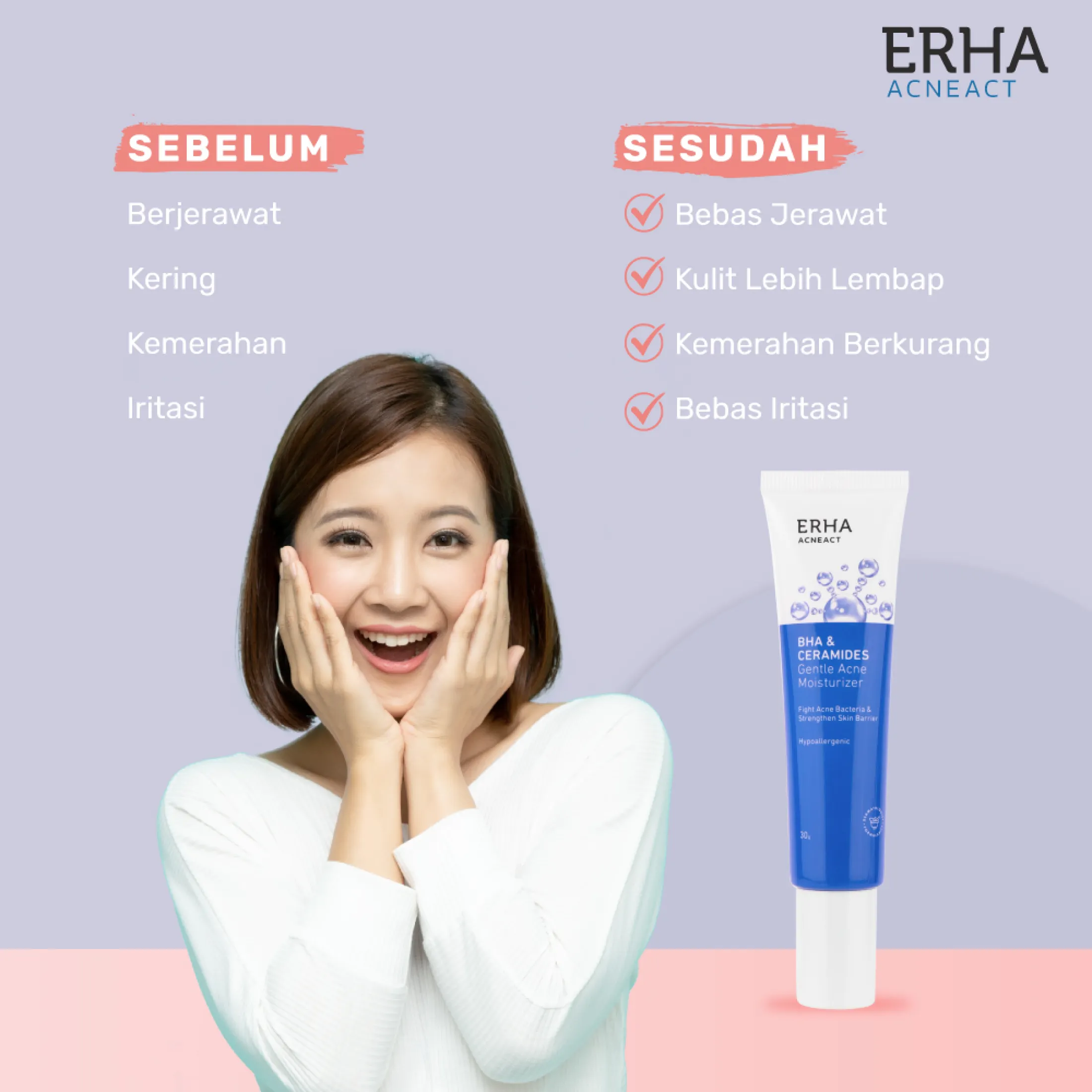 acne moisturizer erha