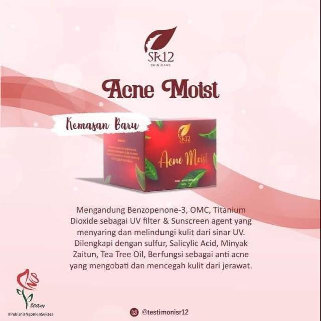 acne moist sr12