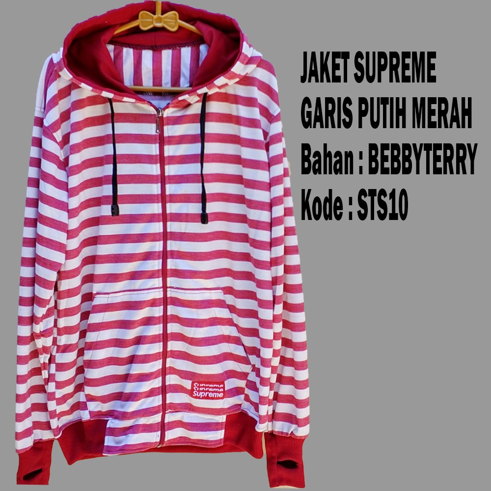 jaket supreme pink