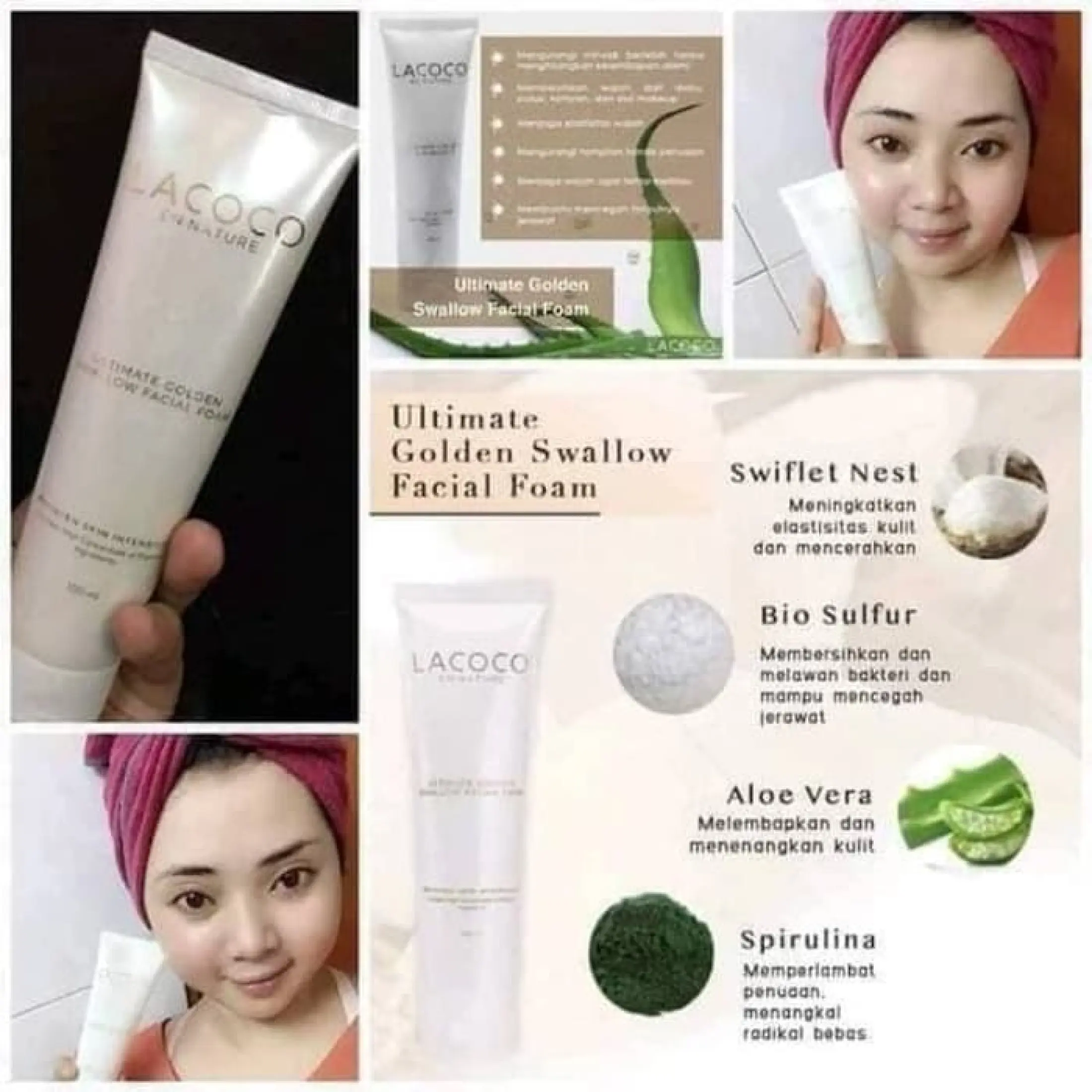 lacoco ultimate facial foam