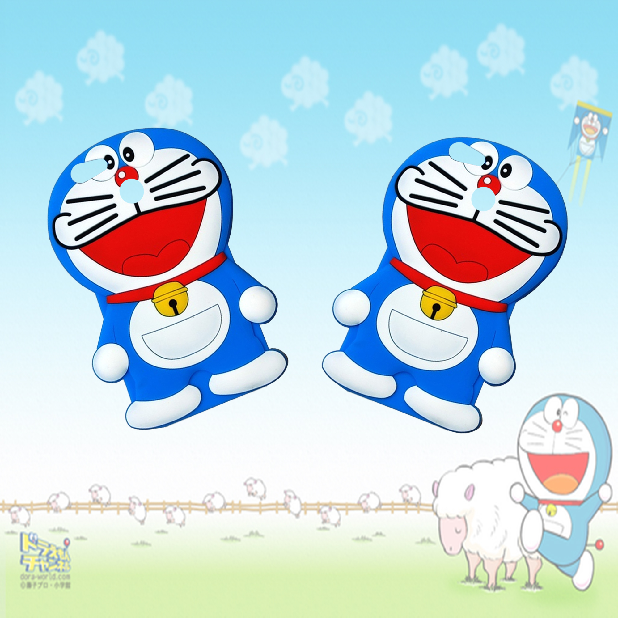 Softcase Doraemon 3D Oppo F5 Luxury