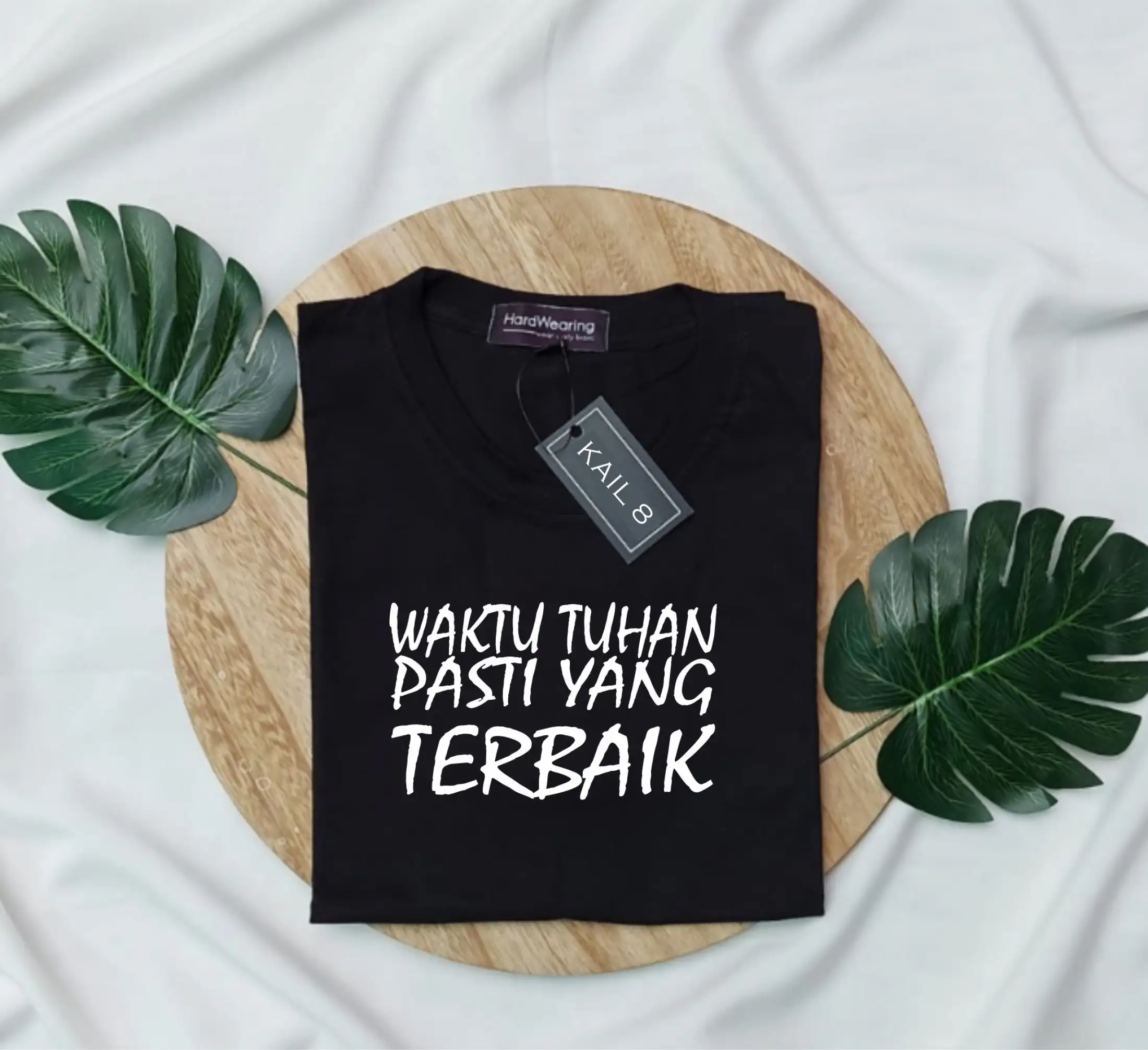 Onay Co Kaos Hitam Distro Waktu Tuhan Pasti Yg Terbaik Cod Lazada Indonesia