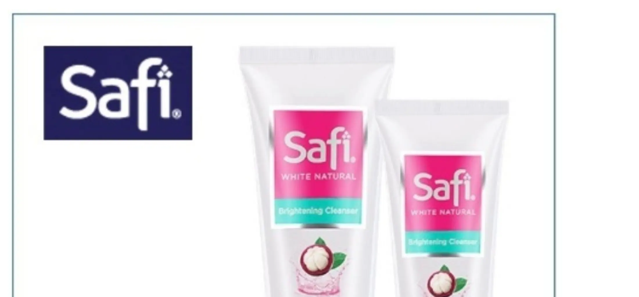 safi white natural brightening cleanser