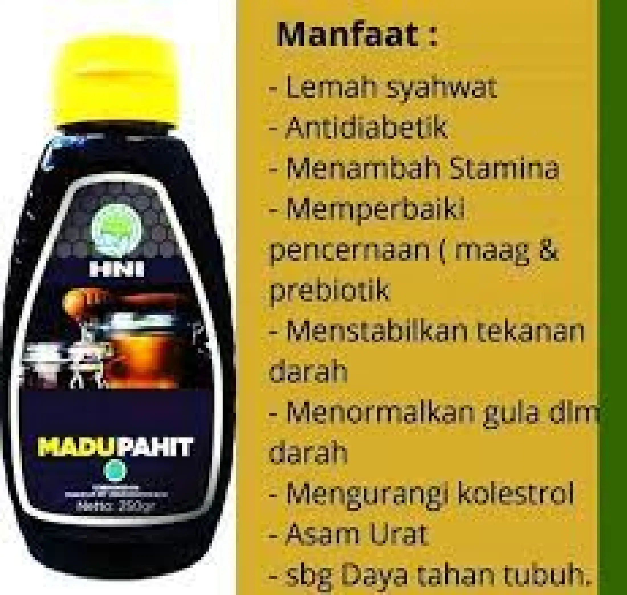 Manfaat Madu Pahit Hni Hpai Khasiat Madu Pahit Hni Hpai Madu Pahit Hni Manfaat Madu Pahit Hni Madu Hitam Pahit Hni Khasiat Madu Pahit Hni Lazada Indonesia