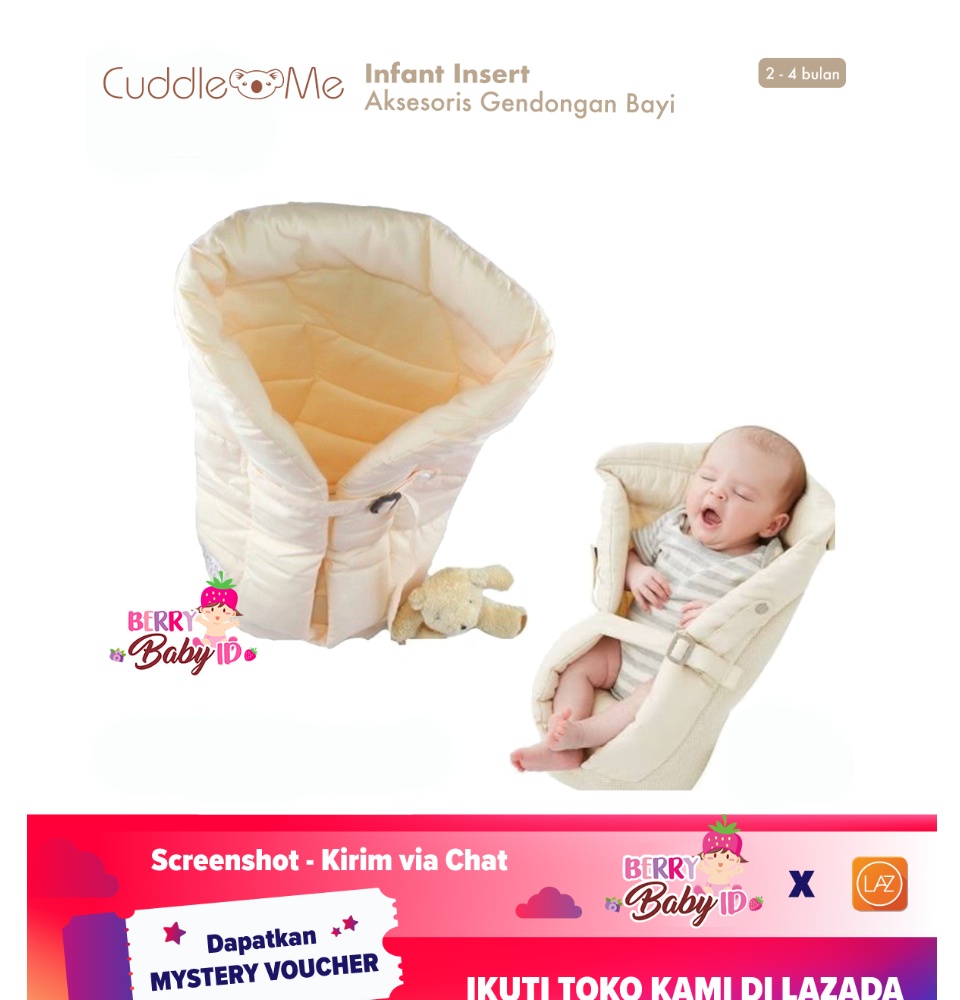 Infant insert hot sale cuddle me