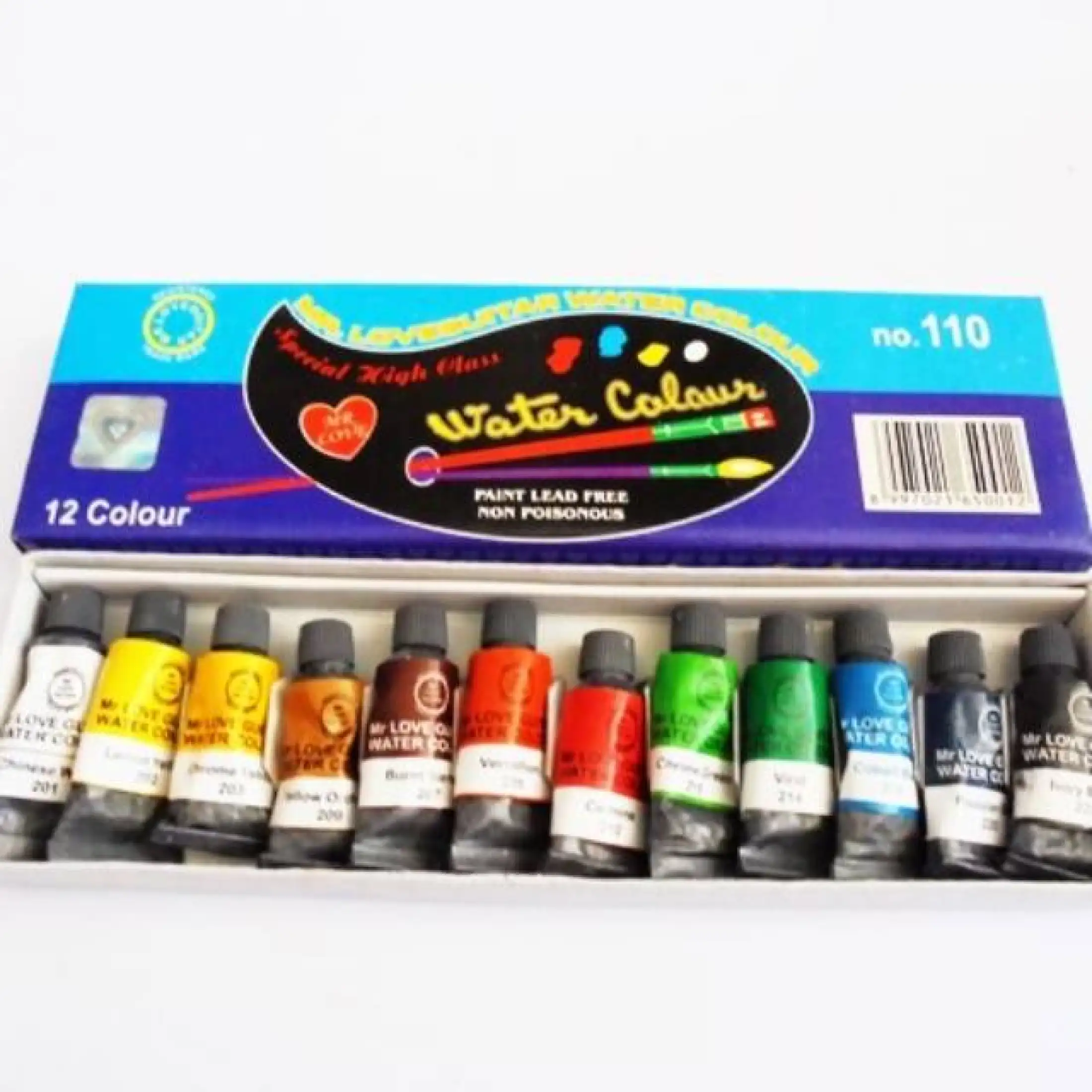 Set Cat Air Mr Love Guitar Colour Water Cat Lukis 12 Warna Bisa Cod Lazada Indonesia