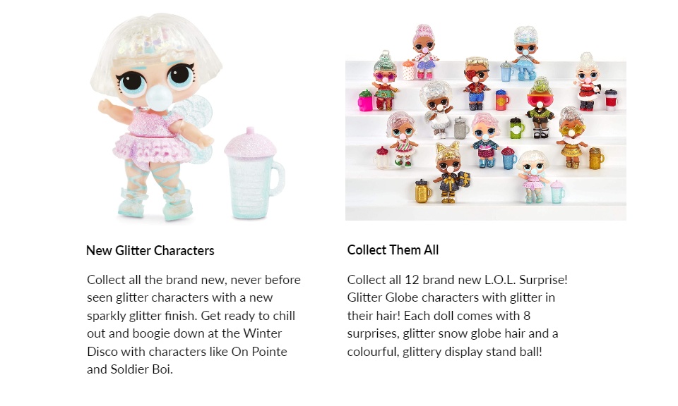 Lol Surprise Glitter Globe Series Boneka Lol Surprise Glitter