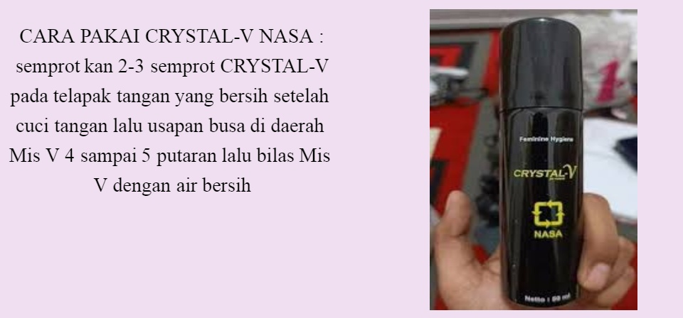 Crystal V Spray Feminine Hygiene Nasa Mengatasi Keputihan