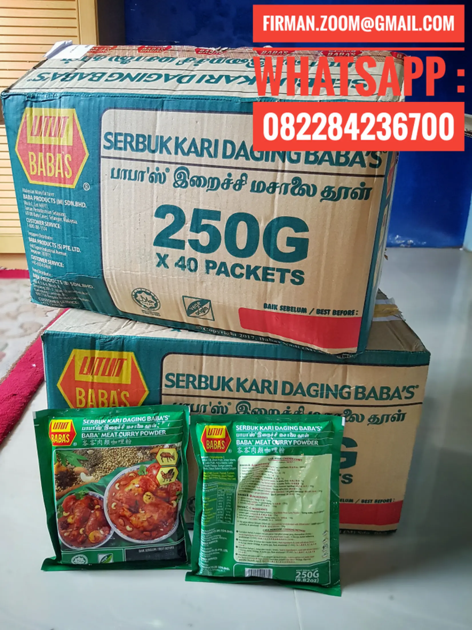 Bumbu Kari Daging Babas 1 Karton Lazada Indonesia