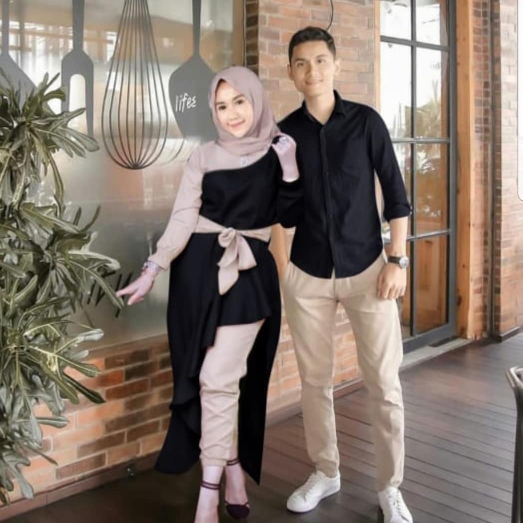 35+ Ide Baju Couple Muslim Remaja Kekinian