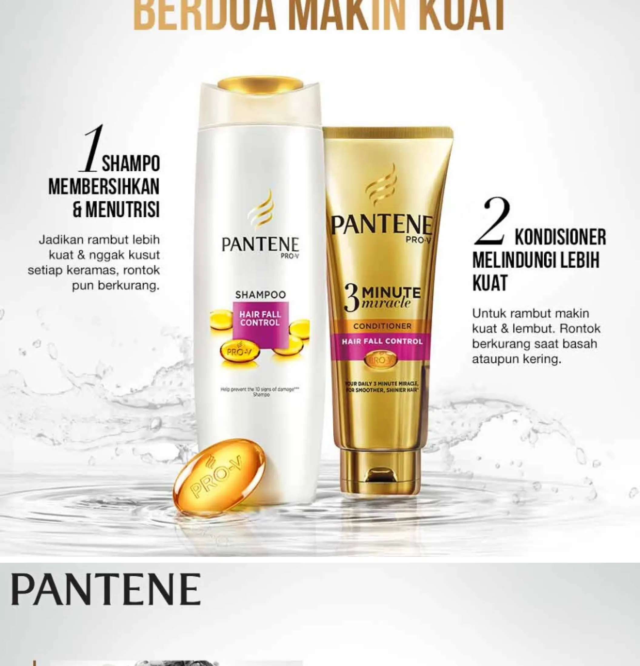 Beli 3 Lebih Hemat Pantene Shampoo Hair Fall Control 135ml Lazada Indonesia