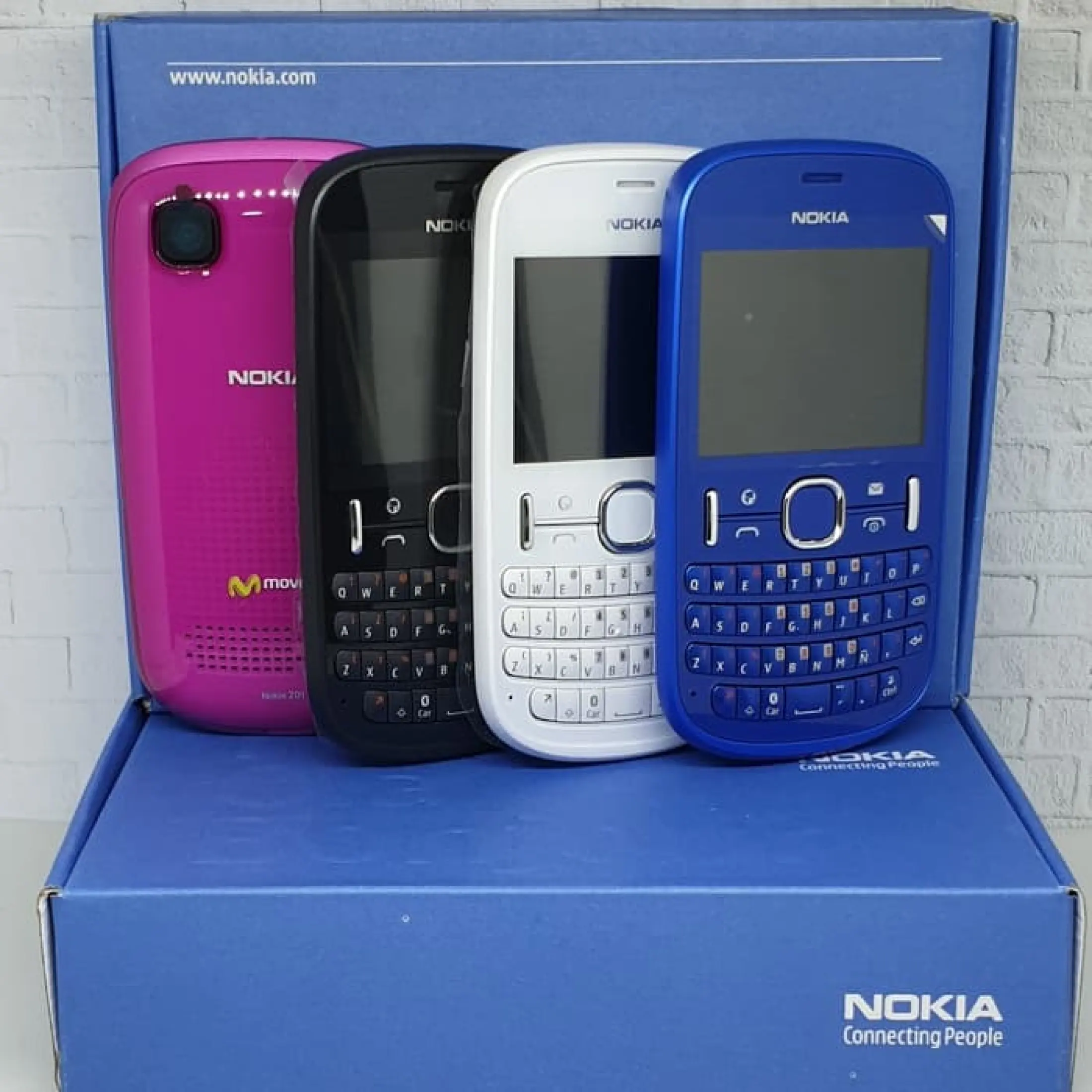 Handphone Hp Nokia Asha 201 Jadul Terlaris Terbaik Termurah Varian Warnanya Menarik Ready Stok New Refurbish Garansi 1 Bulan Tombol Qwerty