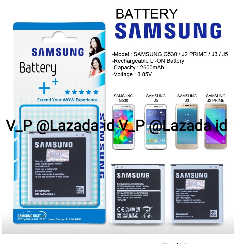 Rechargeable Battery Samsung Galaxy J2 2016 Original Battery